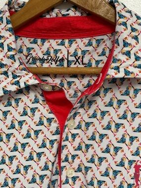 Mens Grunk Dolfer Cocktail Patterned Golf Polo XL